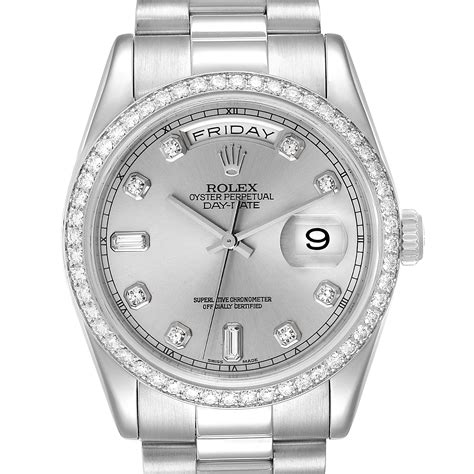 rolex day date platinum president price|rolex day date presidential 41mm.